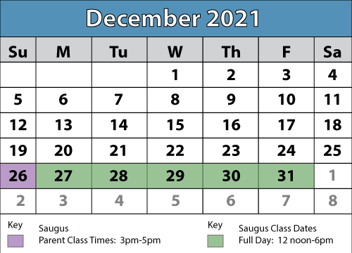 Ringer's Driving School Calendar December Driver's Education Class Dates