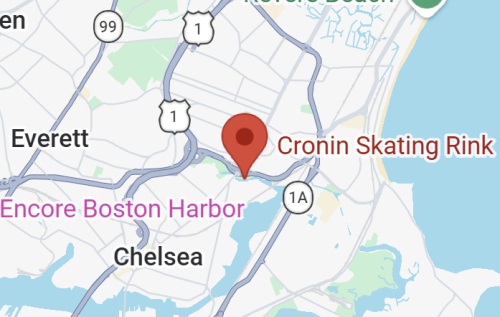 Cronin Skating Rink, Revere, MA, Mass RMV road test location